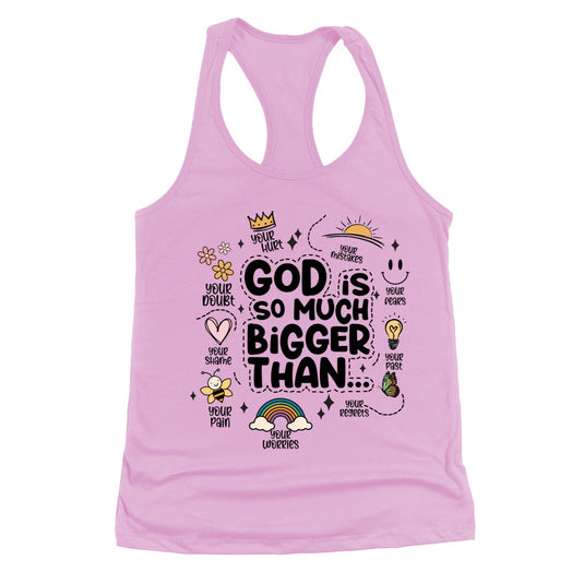 Women's | God Is So Much Bigger Than | Ideal Tank Top
