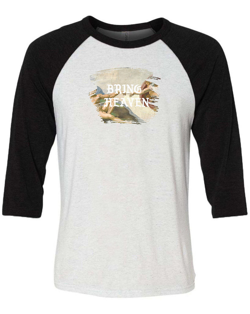 Load image into Gallery viewer, Unisex | Bring Heaven Touch | 3/4 Sleeve Raglan
