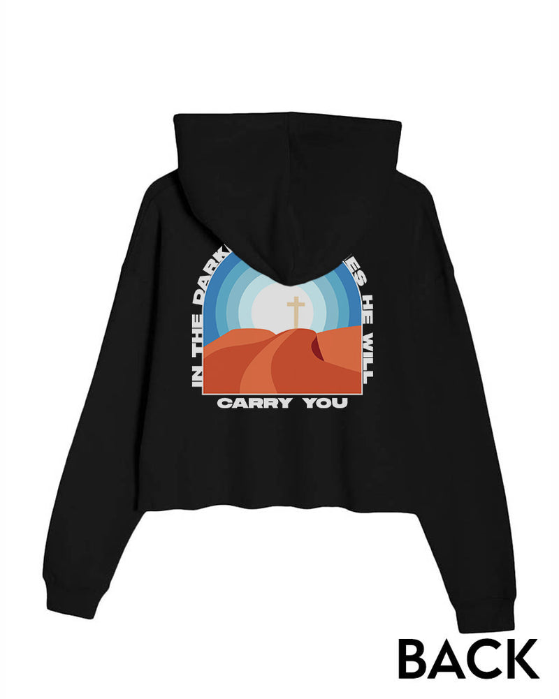 Load image into Gallery viewer, Women&#39;s | Carry You | Crop Hoodie
