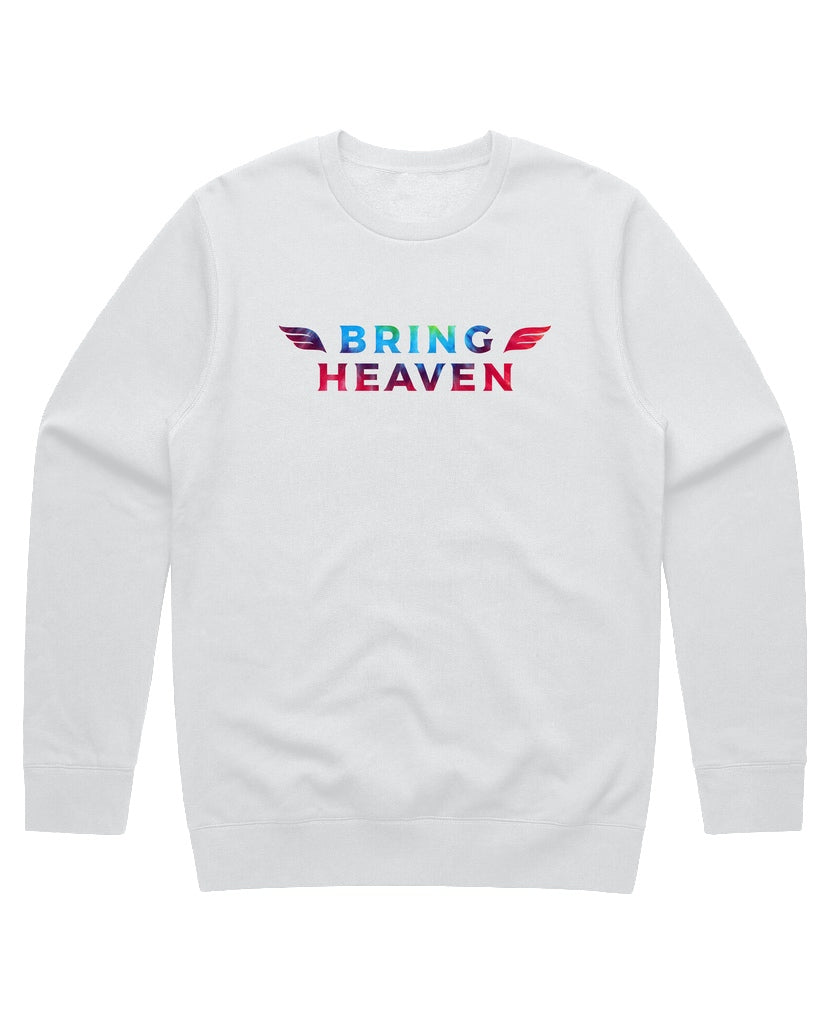Unisex | Bring Heaven Tie Die | Crewneck Sweatshirt