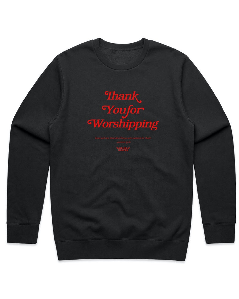 Load image into Gallery viewer, Unisex | Thank You For Worshipping | Crewneck Sweatshirt
