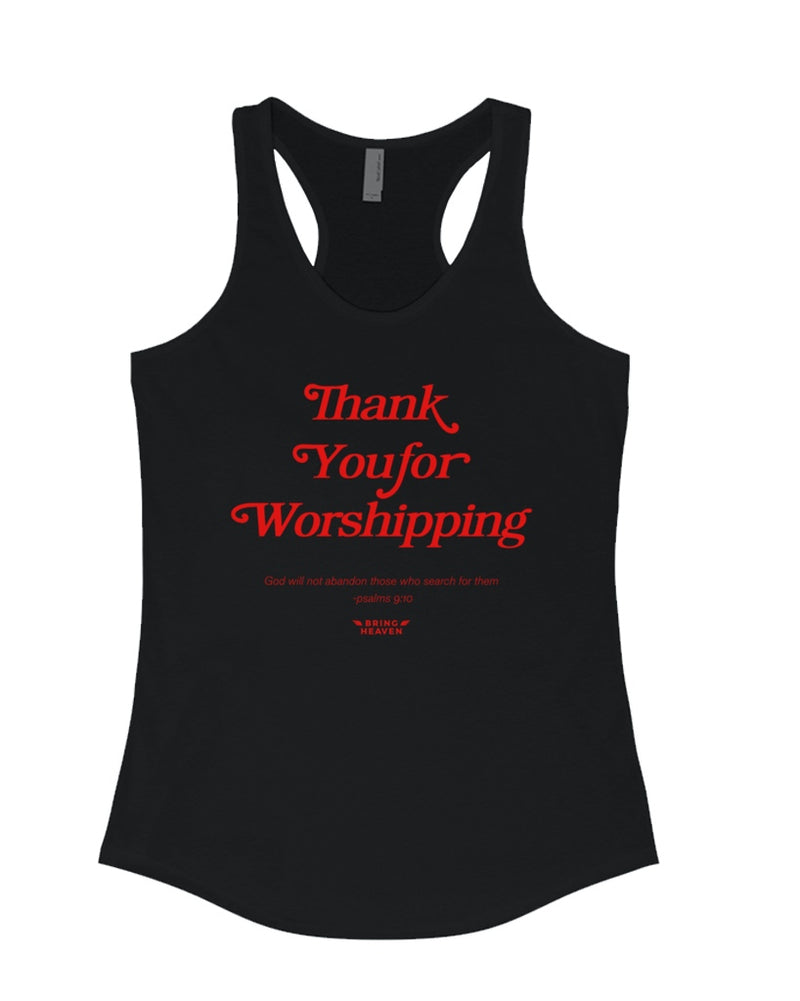 Load image into Gallery viewer, Women&#39;s | Thank You For Worshipping | Ideal Tank Top
