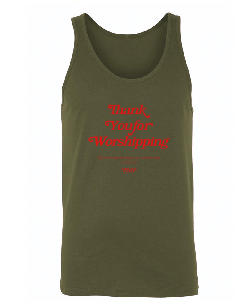 Men's | Thank You For Worshipping | Tank Top