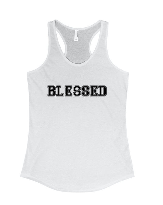 Women's | Blessed College Logo | Ideal Tank Top