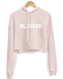 Women's | Blessed College Logo | Crop Hoodie